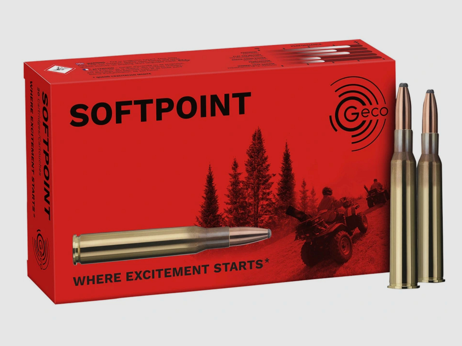 Geco 2122685 Softpoint 7x65 R Teilmantel 10,7g 165 gr