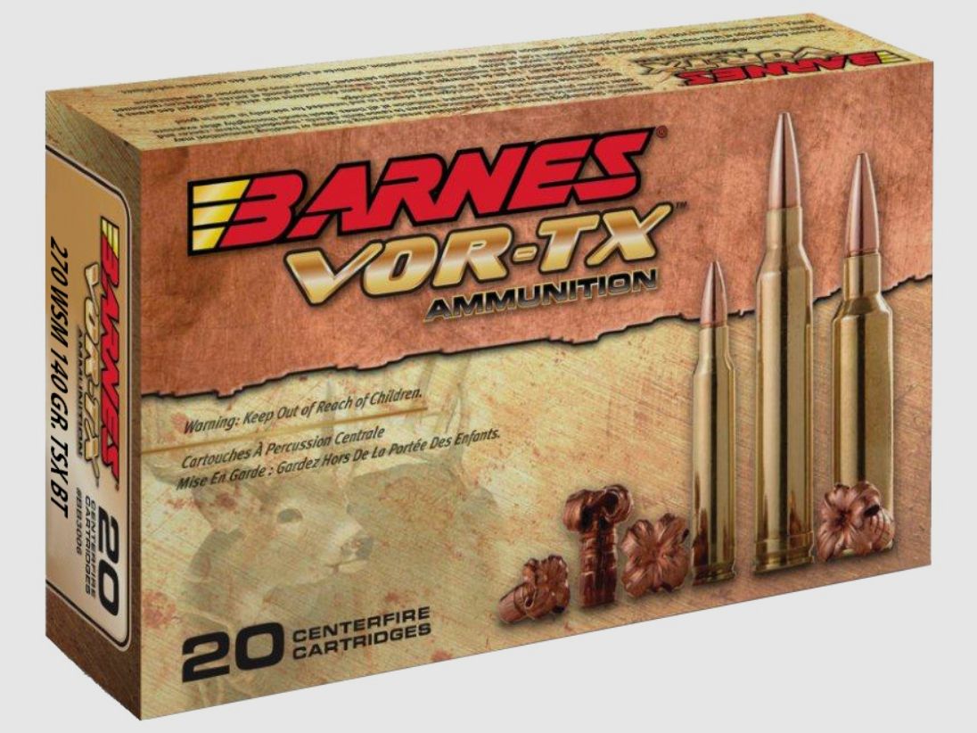Barnes VOR-TX TSX BT .270 WSM 9.1g