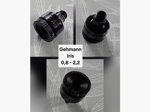 Gehmann iris réglable de 0,8 à 2,2