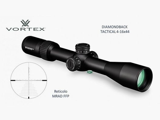 VORTEX DIAMONDBACK TACTICAL 4-16X44 FFP ret.EBR-2C MRAD
