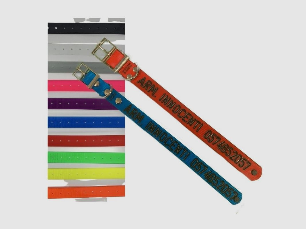 Halsband Hochsichtbarkeit graviert 2.5X55 cm, Bild 2 von 2
