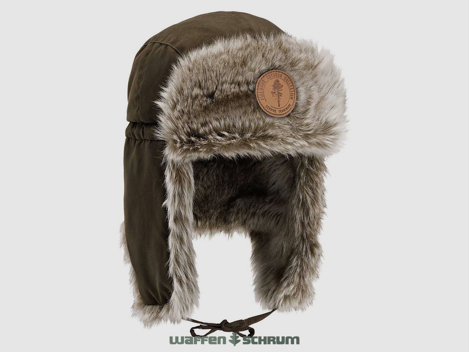 Cappello in pino Murmansk in suede marrone