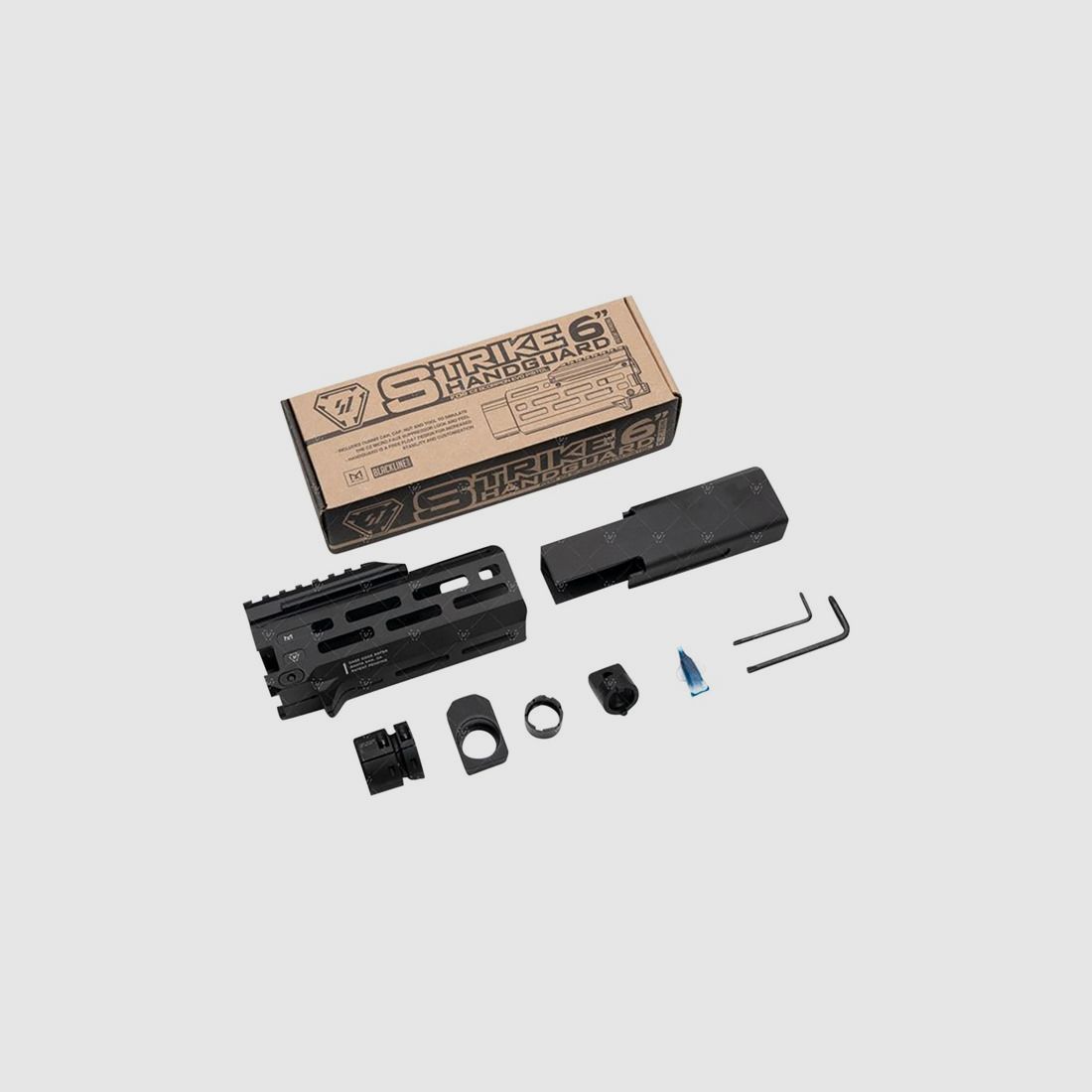 STRIKE INDUSTRIES CZ SCORPION EVO 6″ HANDGUARD BLACK, billede 1 af 4