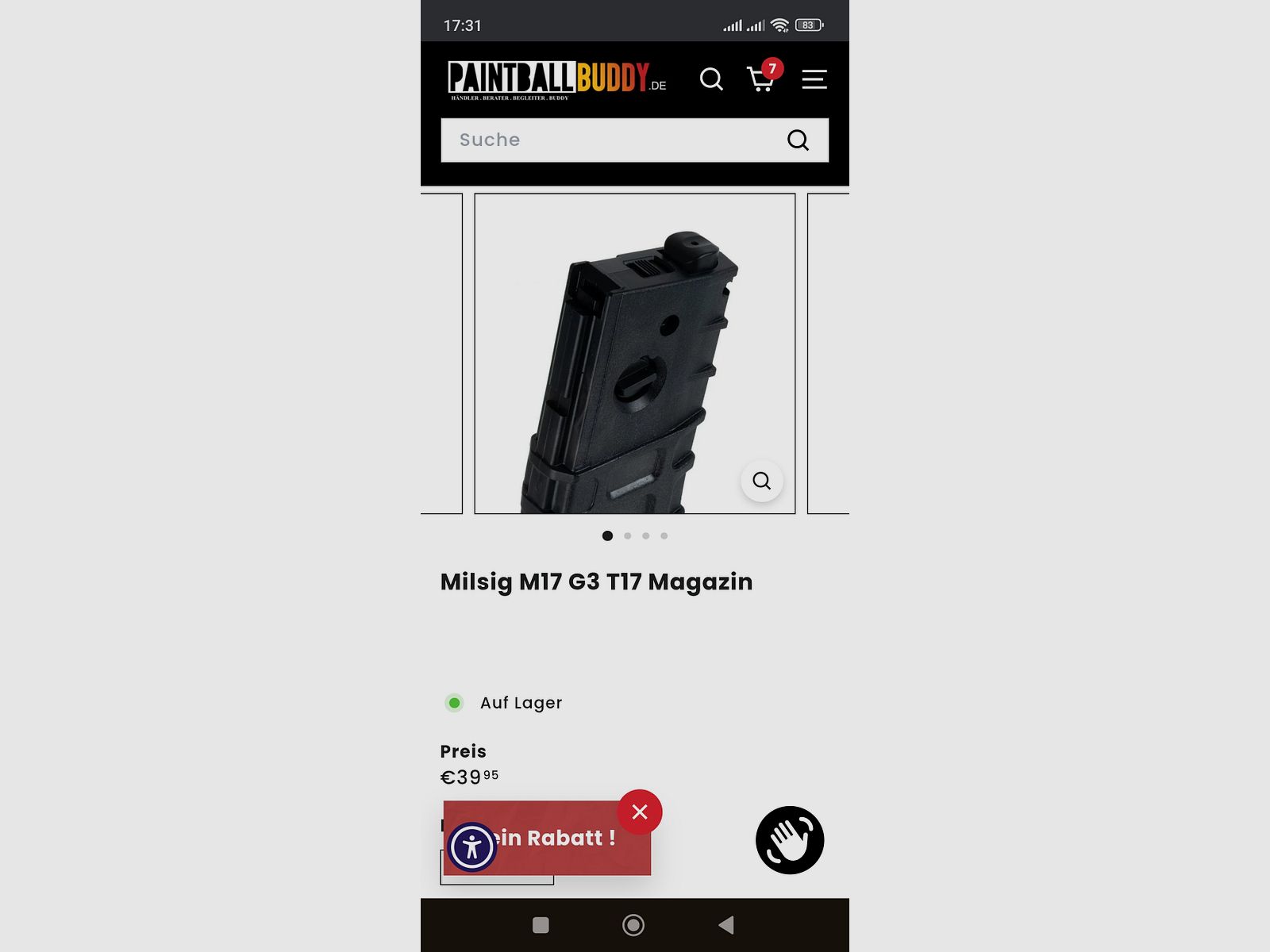 Milsig Markierer M17 G3 Mega Paket!!!!