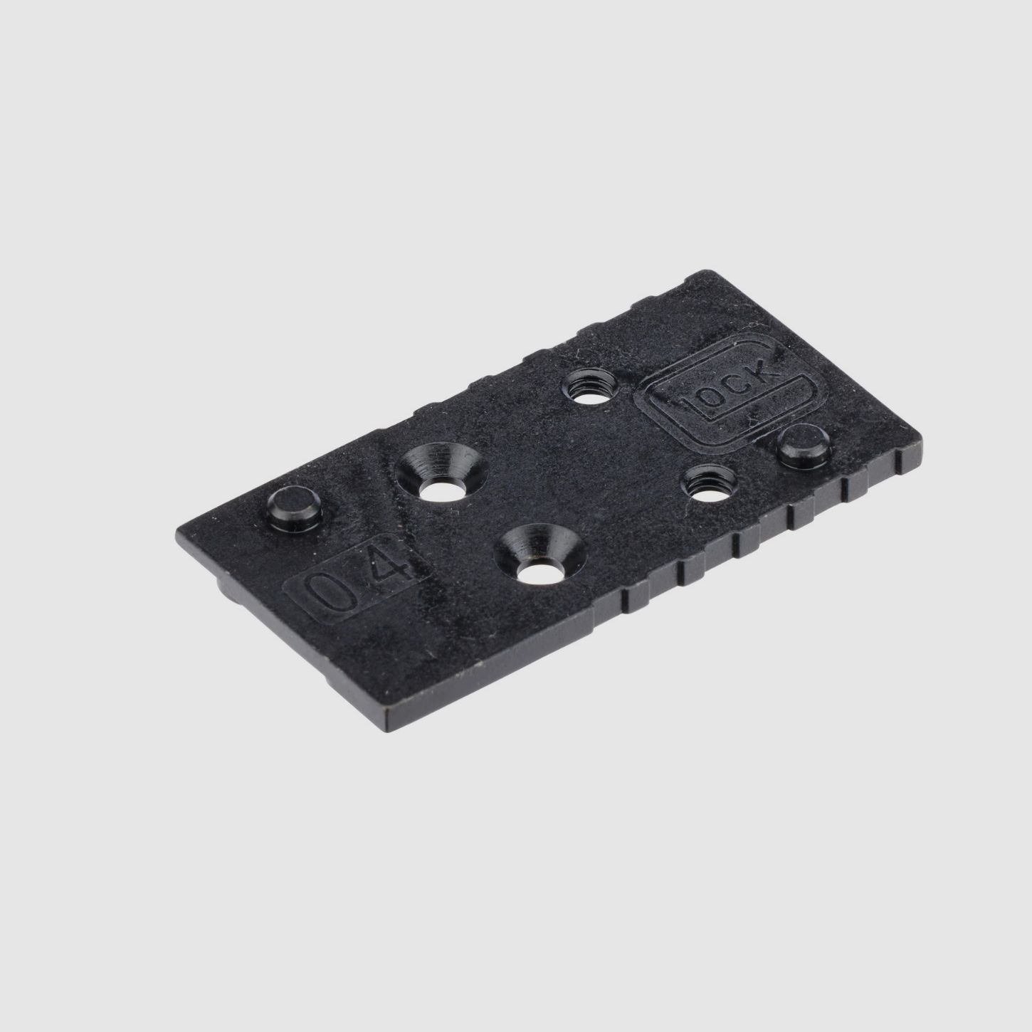 GLOCK Montage f. Leuchtpunktvisier Adapterplatte 04 SHIELD u.a. f. GLOCK MOS SmallFrame, Bild 1 von 2