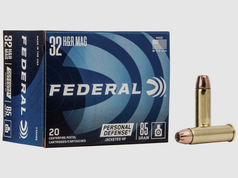 Federal Personal Defense .32 H&R Mag. 85GR JHP 20 cartridges