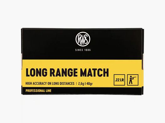 RWS Long Range Match 40grs - 50Stk
