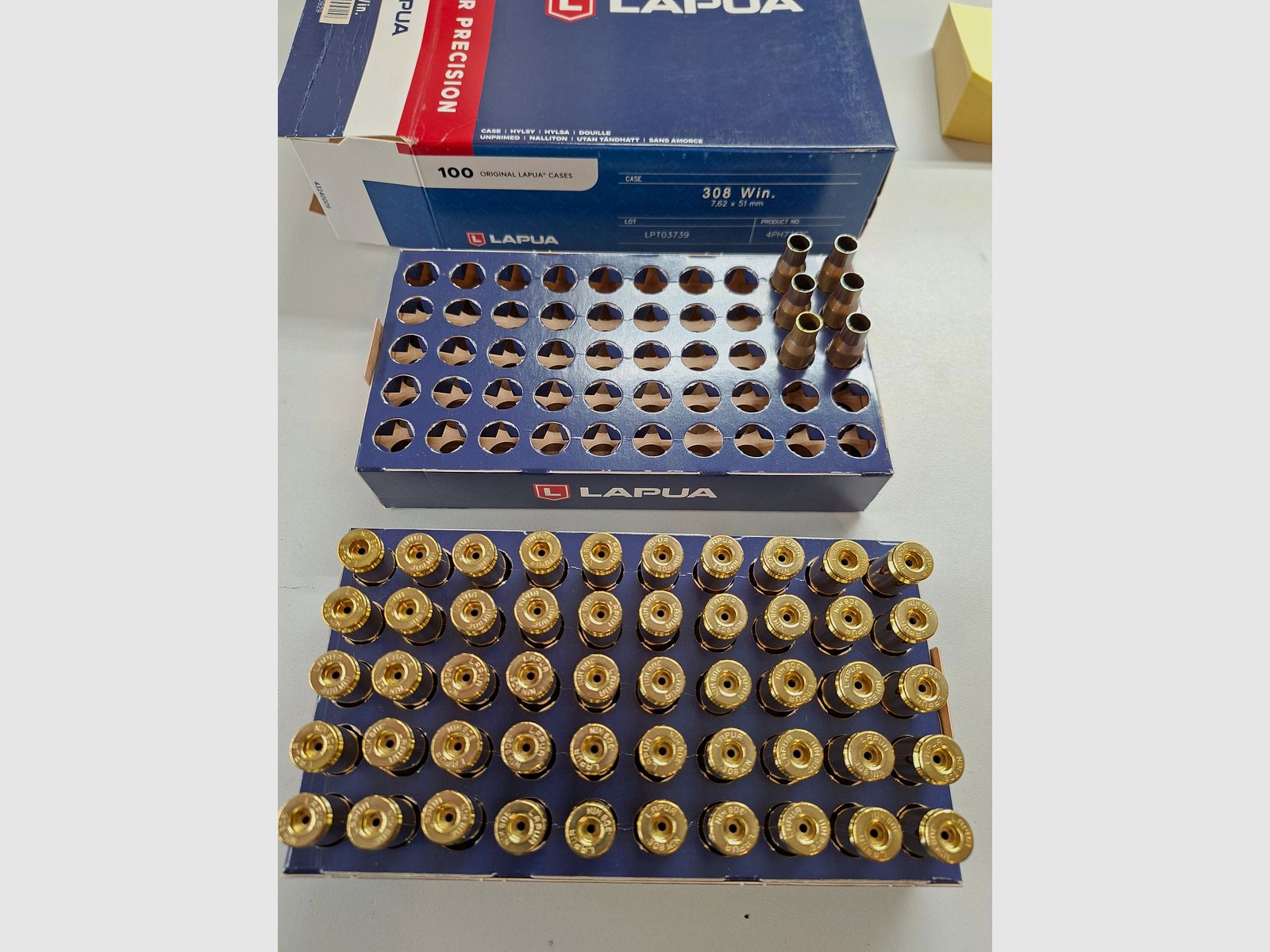 Lapua .308 Win. casquillos 4PH7217C Nuevos