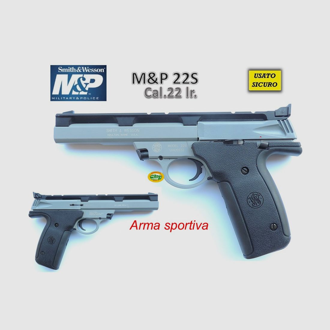 SMITH & WESSON 22S cal.22 lr - occasione R.17039