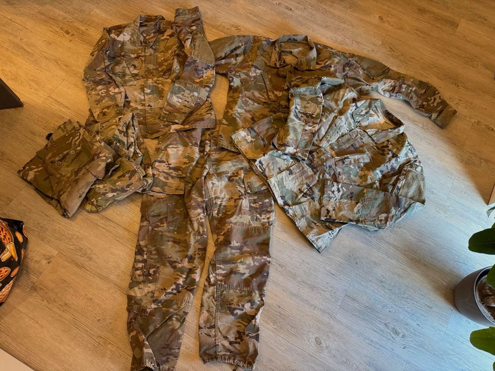 US Army Flecktarn kurtka polowa i spodnie rozmiar M - XL