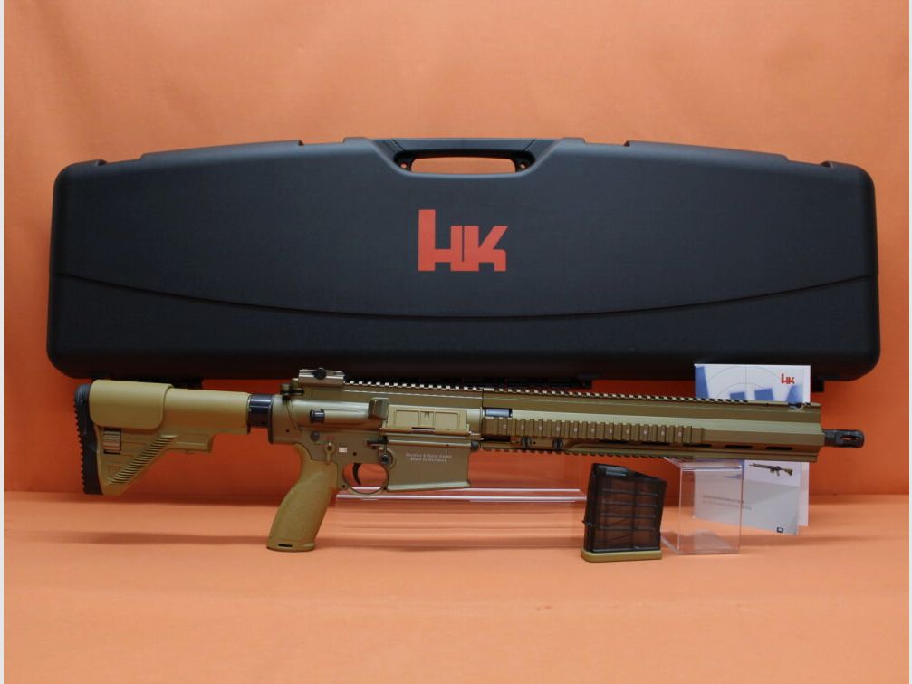 Heckler&Koch Ha.Büchse .308Win Heckler&Koch/H&K MR308 A3 28 16,5" Lauf RAL8000, Gas-Piston-System HK417/G28