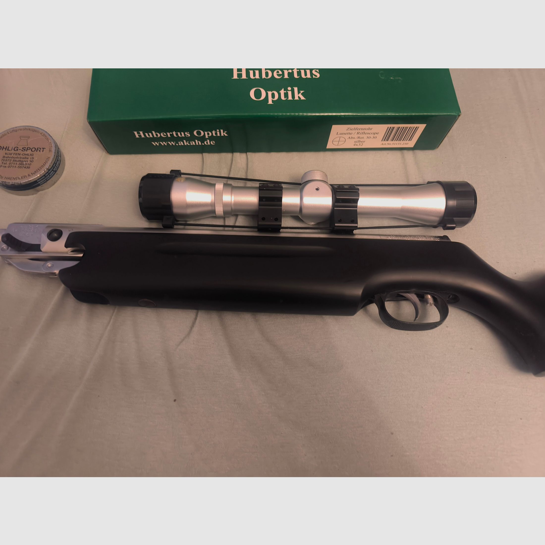 Luftgewehr Weihrauch HW 35 K · .177 / 4,5 mm · guter Zustand + Zubehör