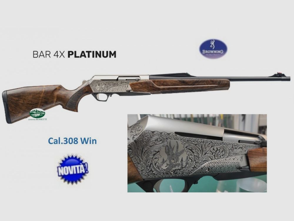 BROWNING BAR 4X Platinum Kal.308 Win mit Gewinde