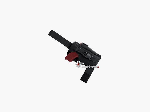 Holster long de cuisse pour droitier - Noir
