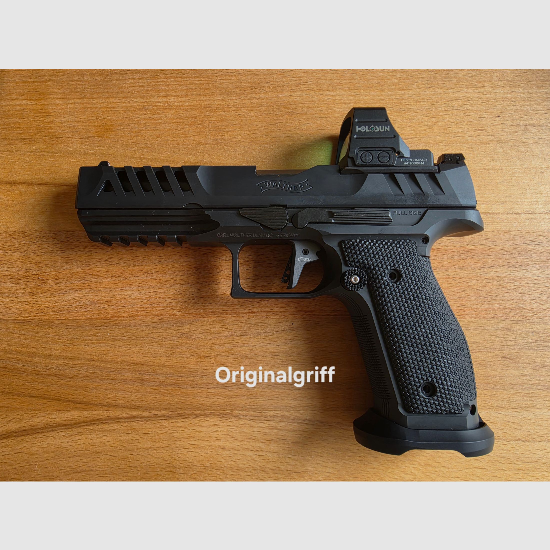 Walther PDP SF Match 5“ z Holosun 507COMP-GR i wieloma akcesoriami