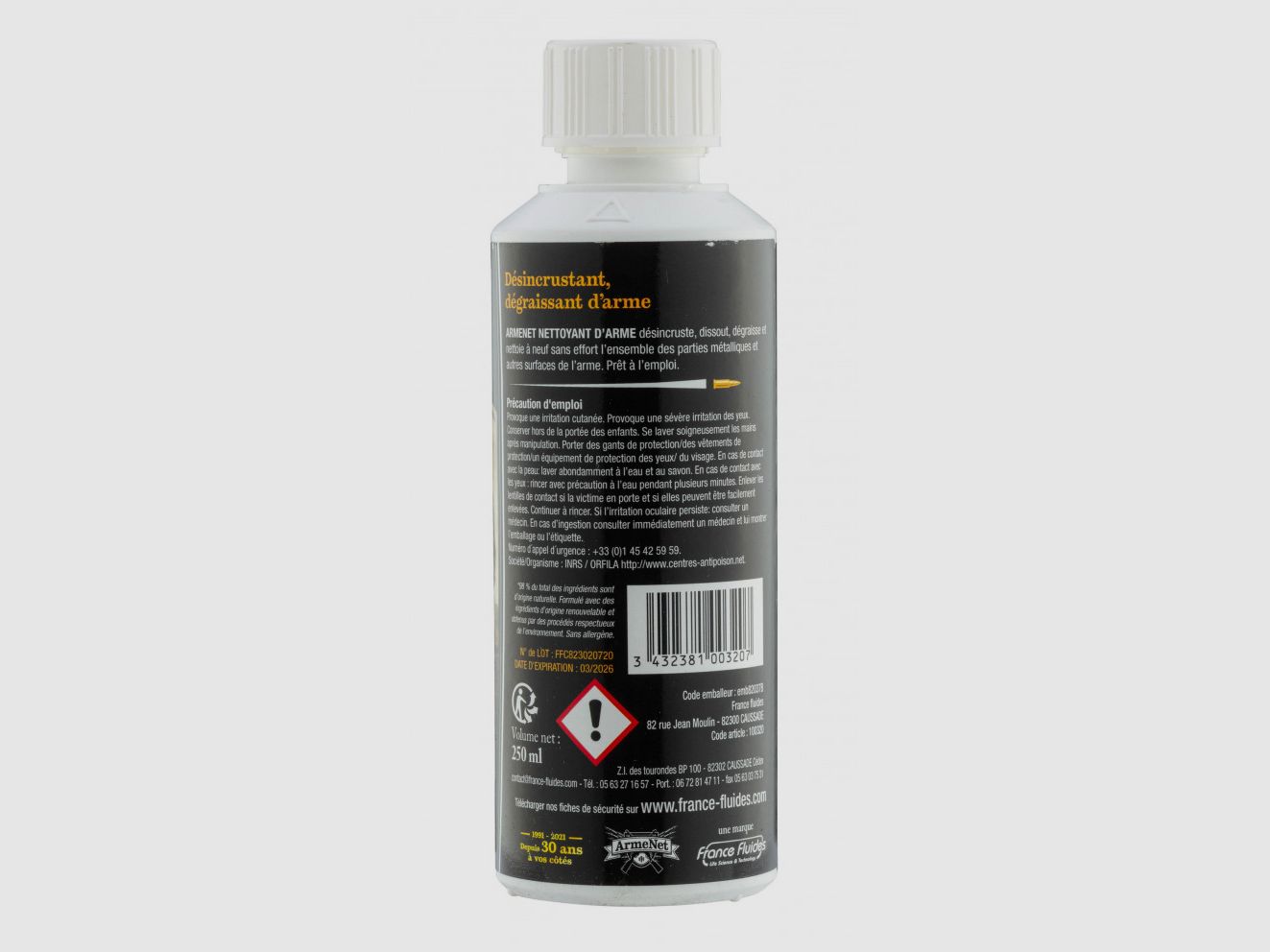 Armenet Waffenreiniger (Flasche mit 250 ml), Bild 2 von 2