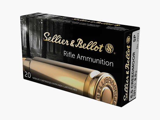 Amunicja Sellier&Bellot kal.6,5 CREEDMOOR SP, 8,5g / 131gr, opakowanie 20 szt.