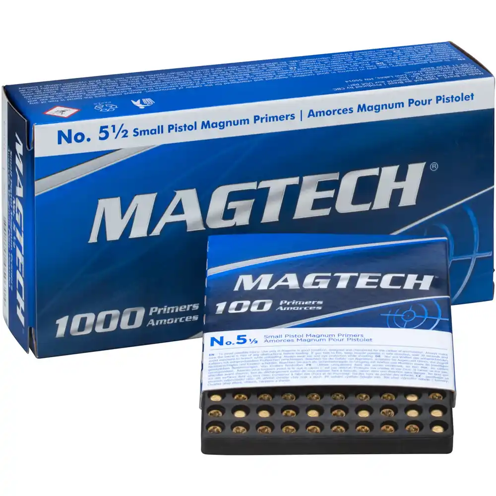 MAGTECH ONTSTEKERS - SMALL PISTOL MAGNUM - NO. 5 1/2 - 1000 STUKS, afbeelding 1 van 2