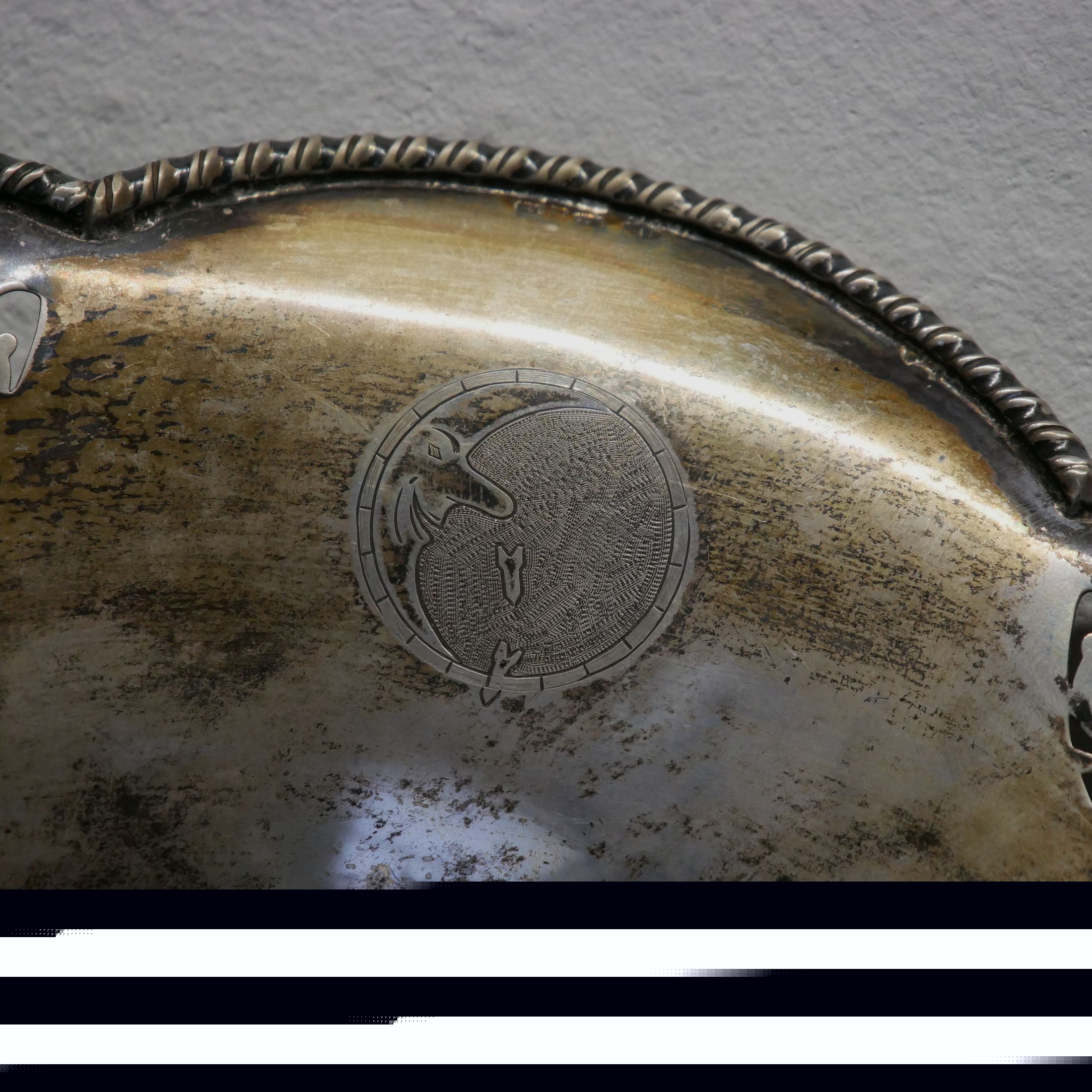 Piatto d'onore del comandante maggiore Linke del corpo ufficiali del gruppo di combattimento 806 WK II 2. WK