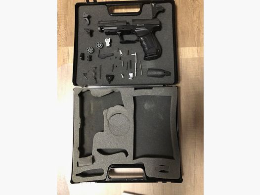 Walther CO2 CP99 pistool als onderdelenhouder