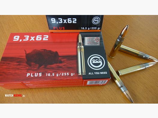 GECO 80 GECO Plus cartucce: 9,3 x 62-16,5 g