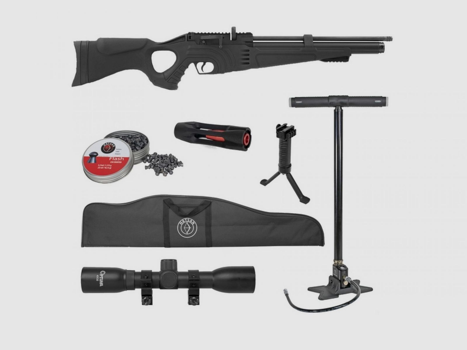 PCP-luchtgeweer Hatsan Flash 101 Set / Set, afbeelding 1 van 7