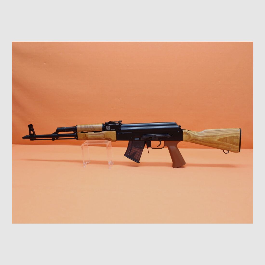 WBP JACK Ha.Fusil 7,62x39 WBP JACK Bois 415mm Canon/ 14mm Rail de montage/ Crosse en bois stratifié (AKM/AK47), image 1 sur 6