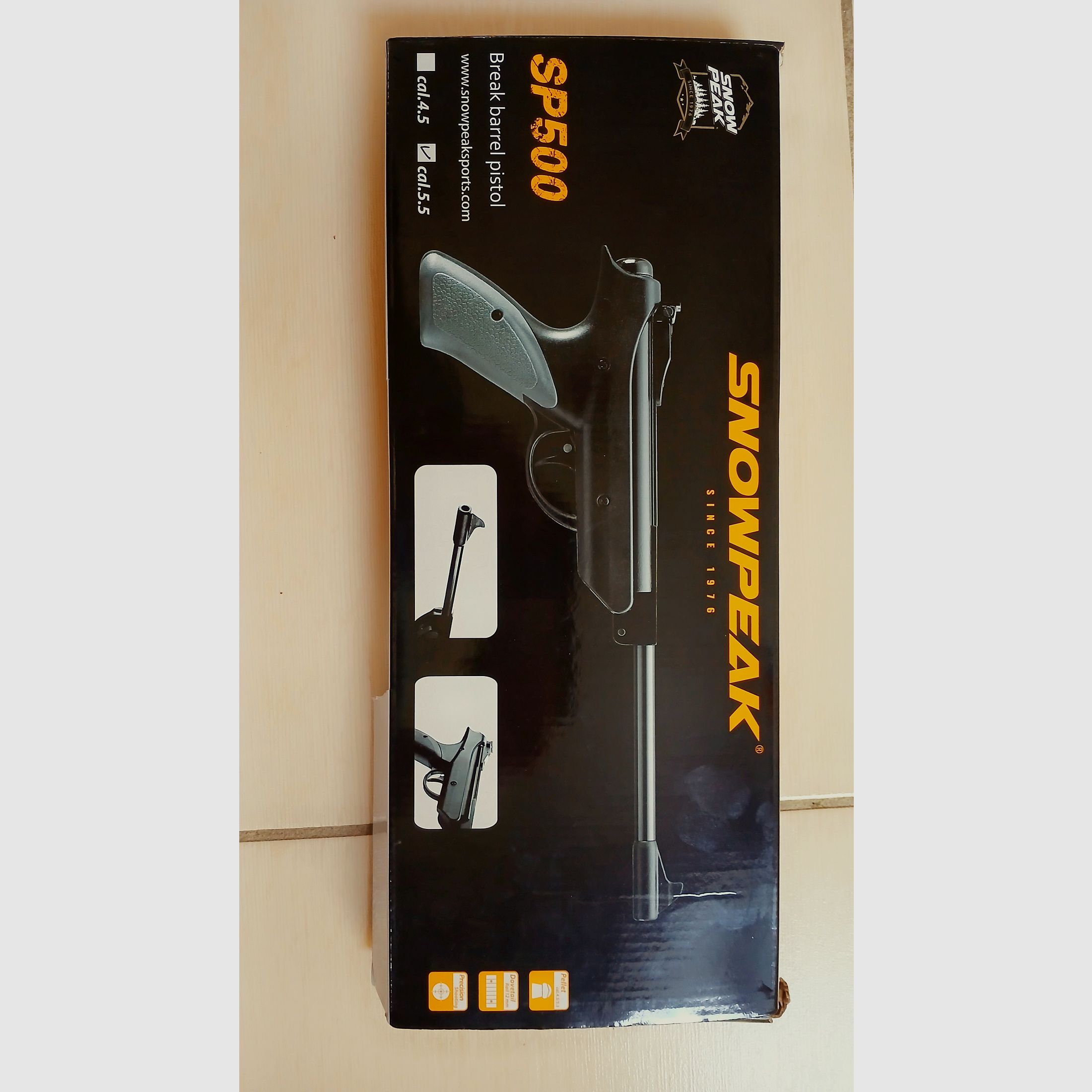 SNOWPEAK SP500 5.5mm! Bent barrel pistol