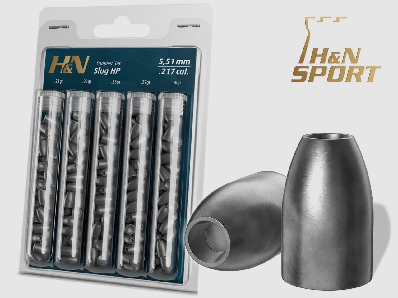 H&N Slug HP Sampler-Set .217 / 5.51mm