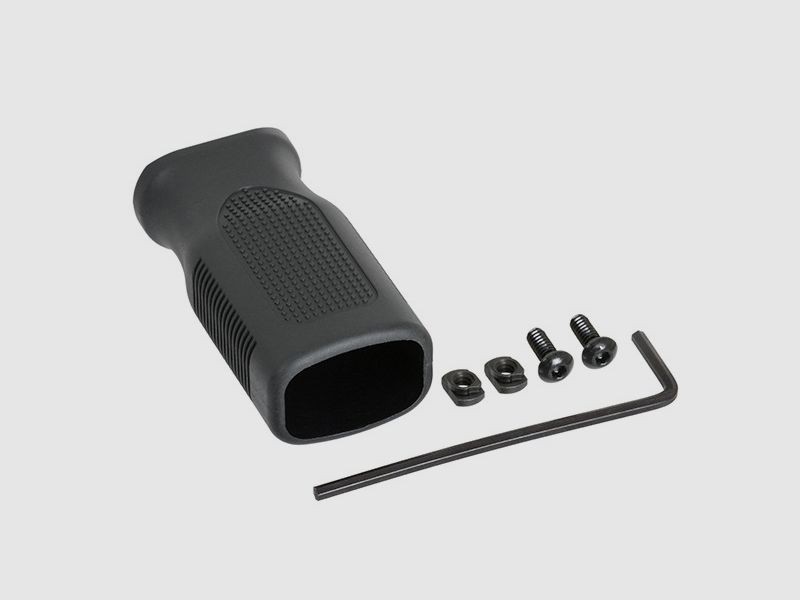 Frontgriff für Airsoft vertikal in Schwarz mittlere Version, M-Lok