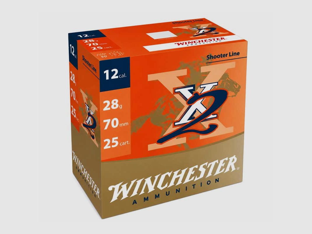 Munition Kal. 12/70 WINCHESTER X2 Trap 28 g