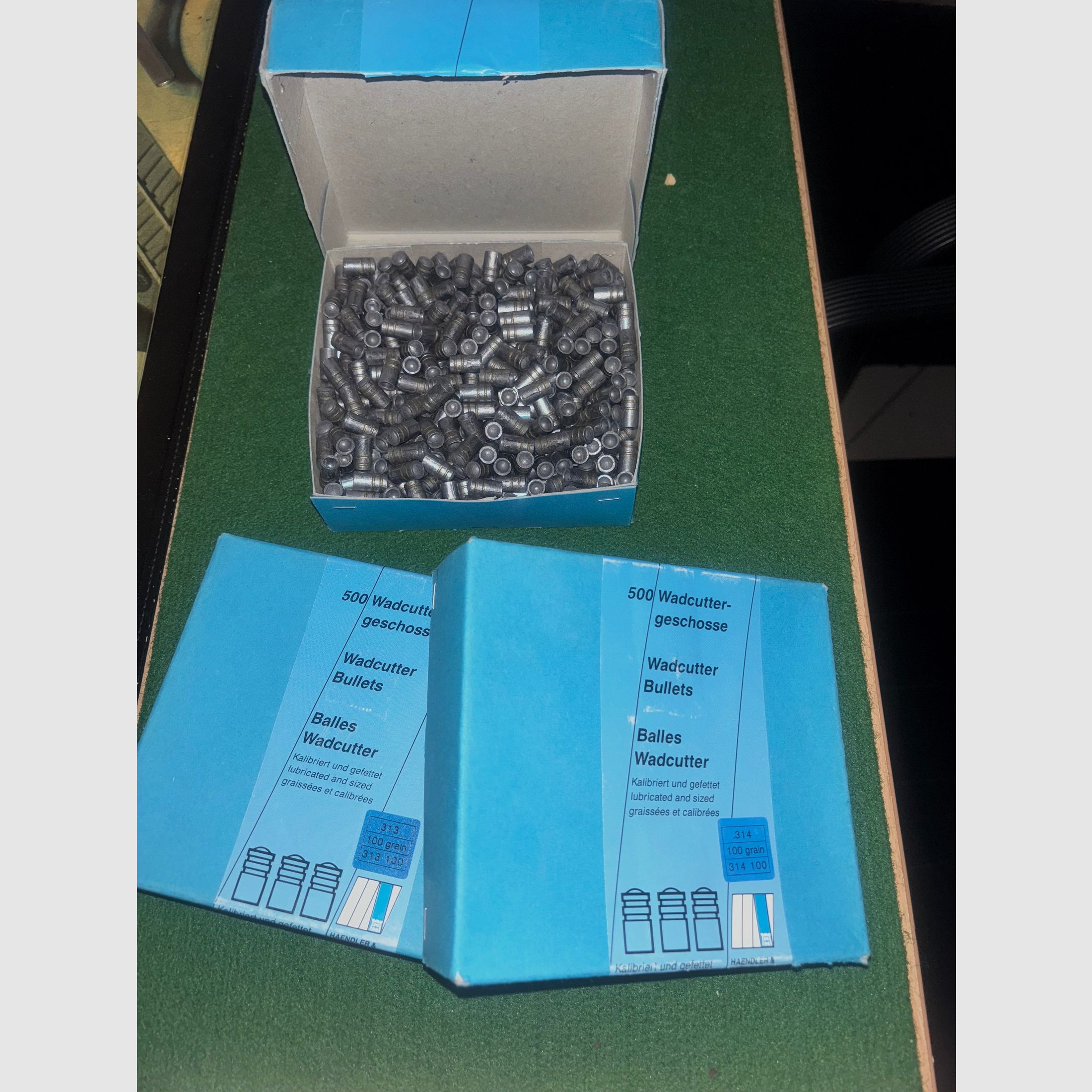 •	H&N Sport Bleigeschosse Ca. 32 . WC-gefettet-1000 Stück