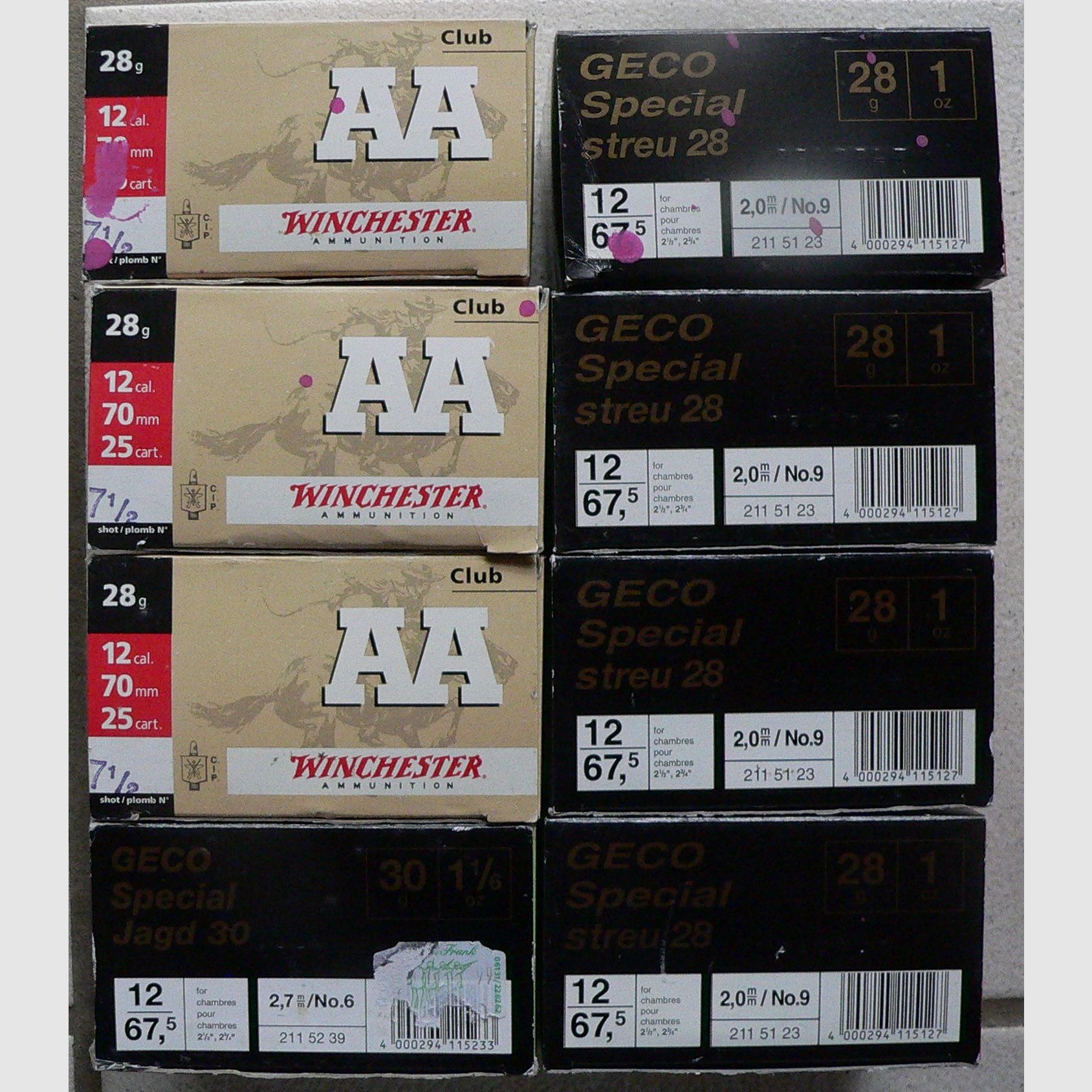 Cartuchos de engaño Cal. 12 (8 paquetes)