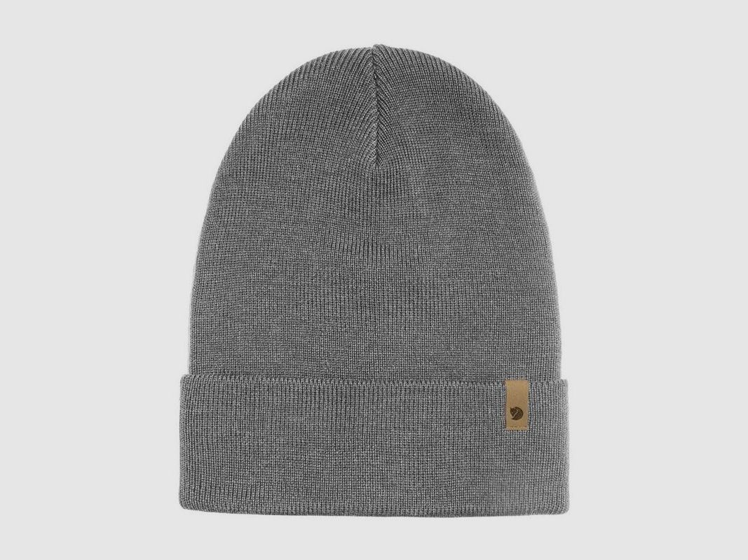 Fjällräven Unisex Strickmütze Classic Grey OneSize Grey OneSize