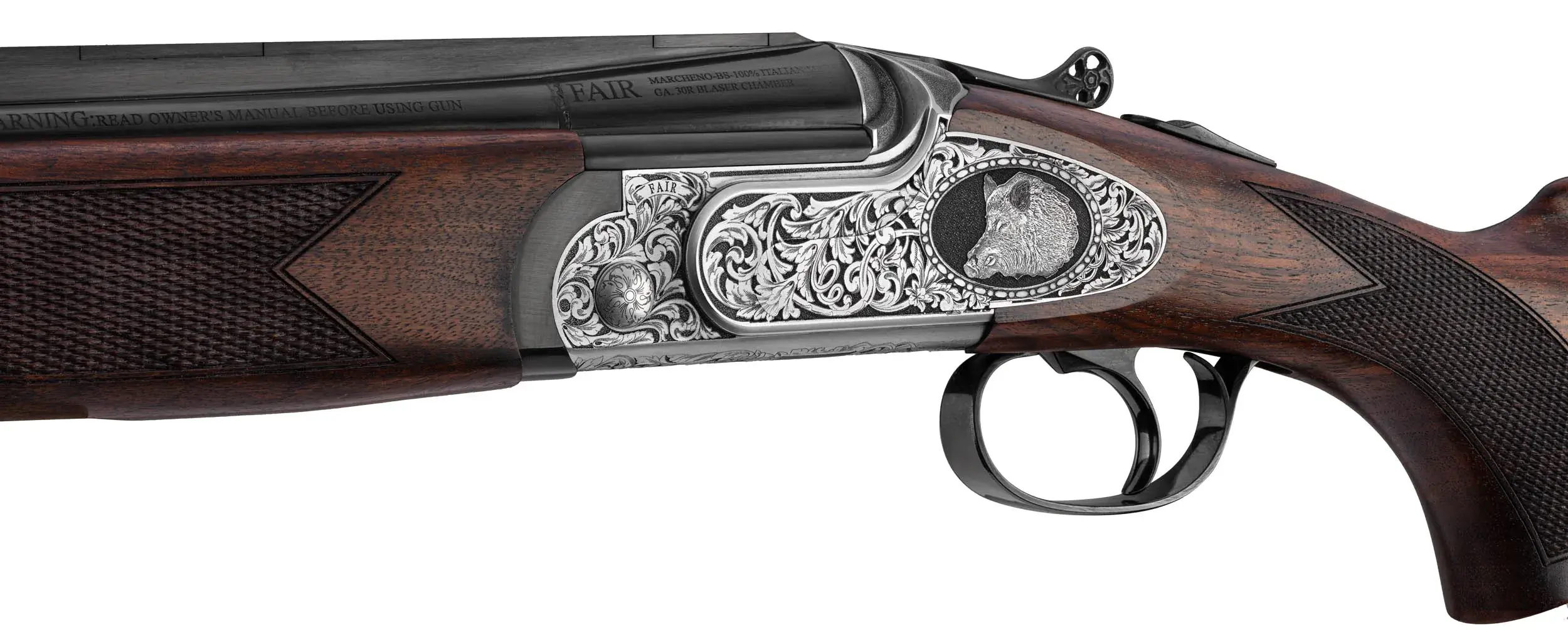 Over-and-under shotgun Steel Lusso Fair False Body Ejectors, image 16 of 20