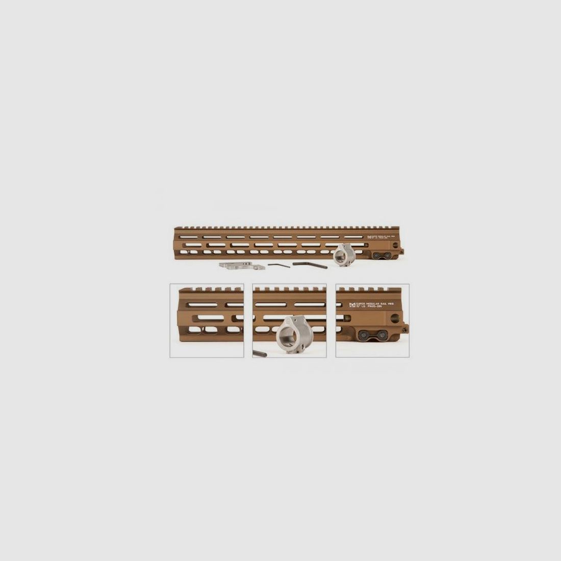 GEISSELE AUTOMATICS AR-15/M16 RAILS, GEISSELE AUTOMATICS MK 8 15″ M-LOK SUPER MODULAR RAIL, DDC