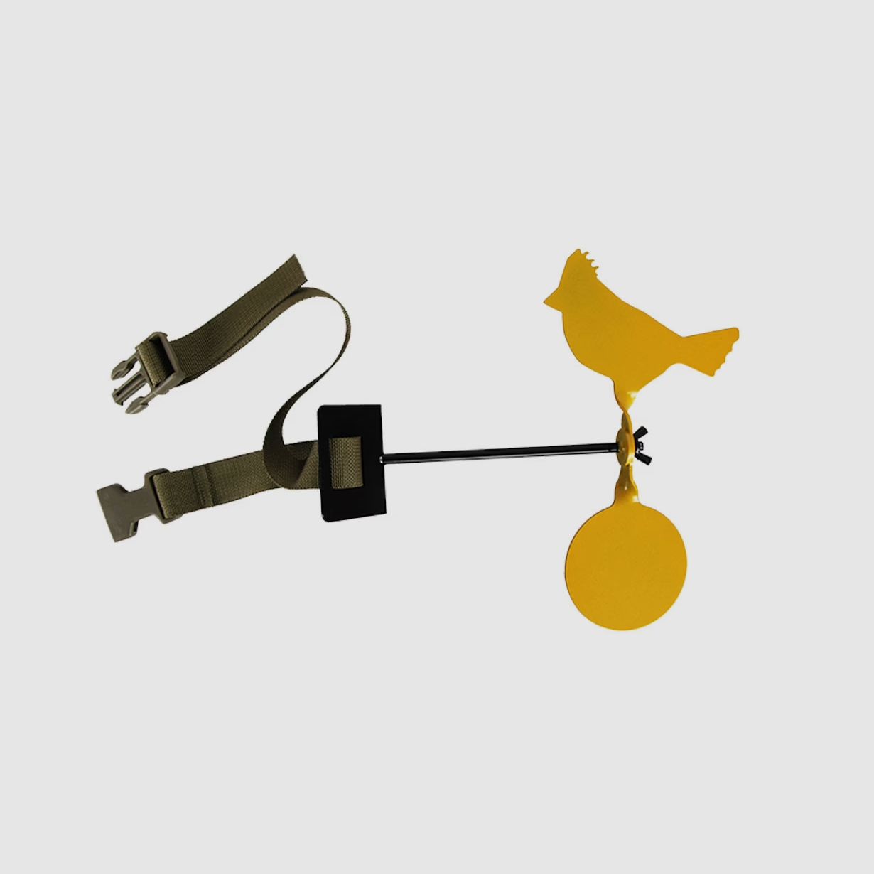 Zielsilhouette Vogel mit Spannband