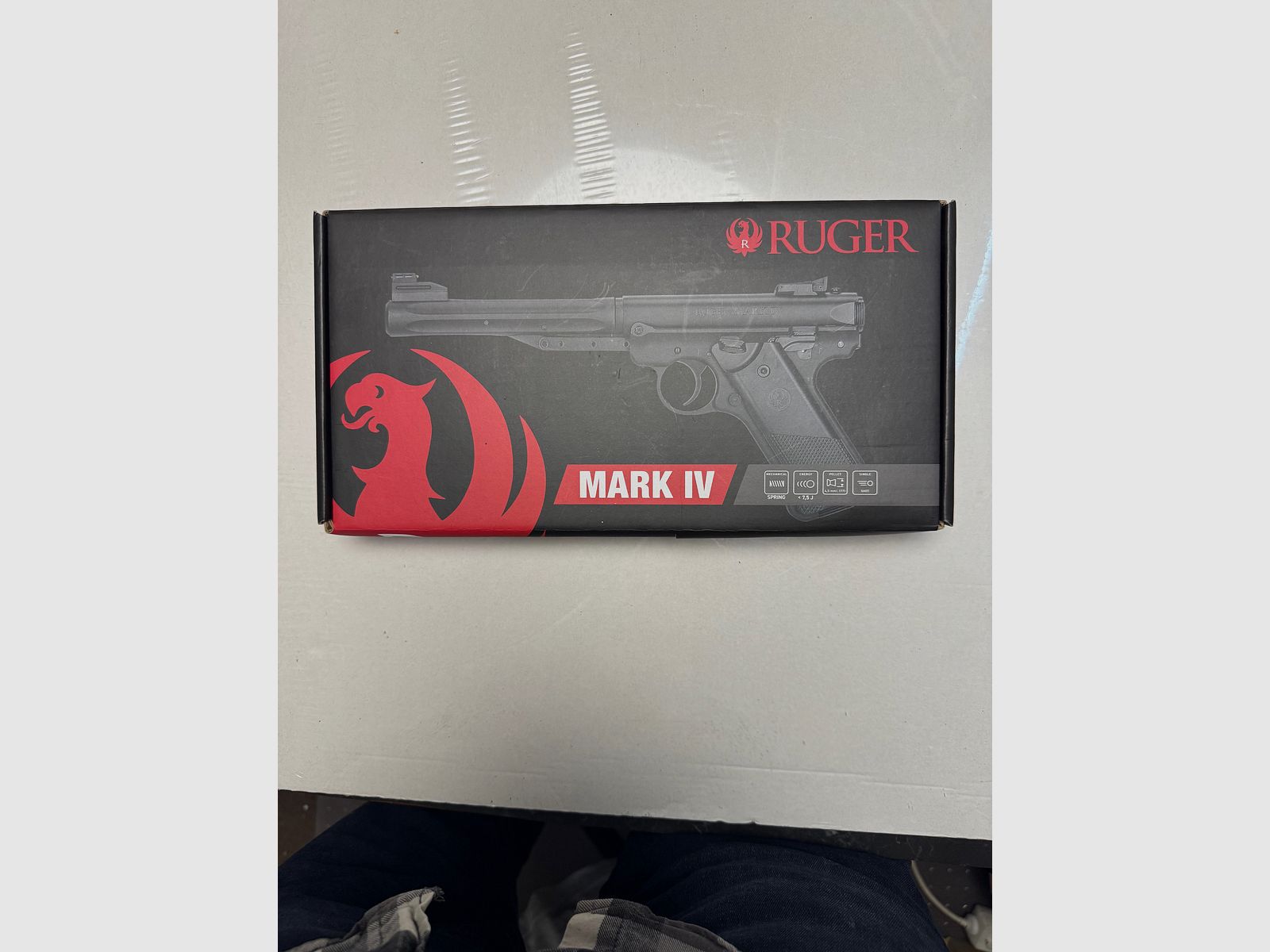 Air pressure pistol Ruger Mark 4 in 4.5mm