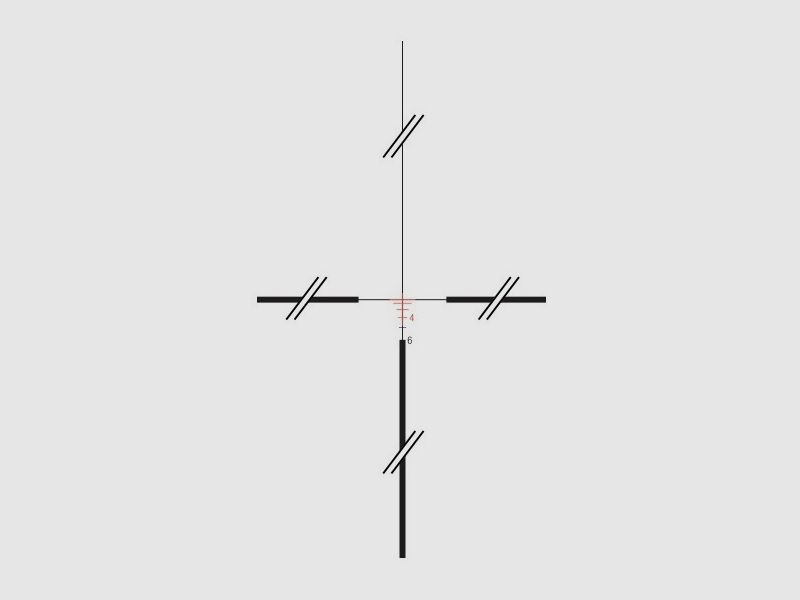 ACOG 4x32 Crosshair Red 223 Combo, immagine 4 di 6