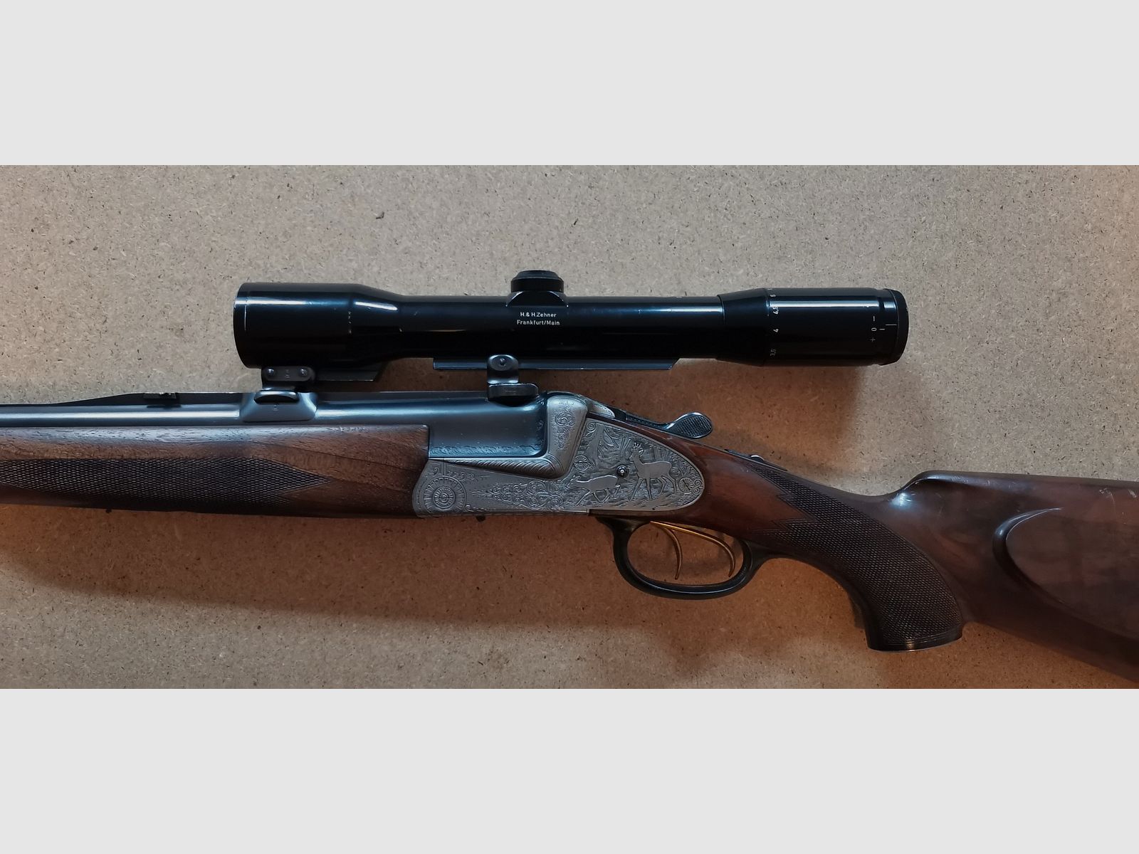 Fusil à deux coups Winkler Ferlach 5,6 x 50 R Mag., 16/70