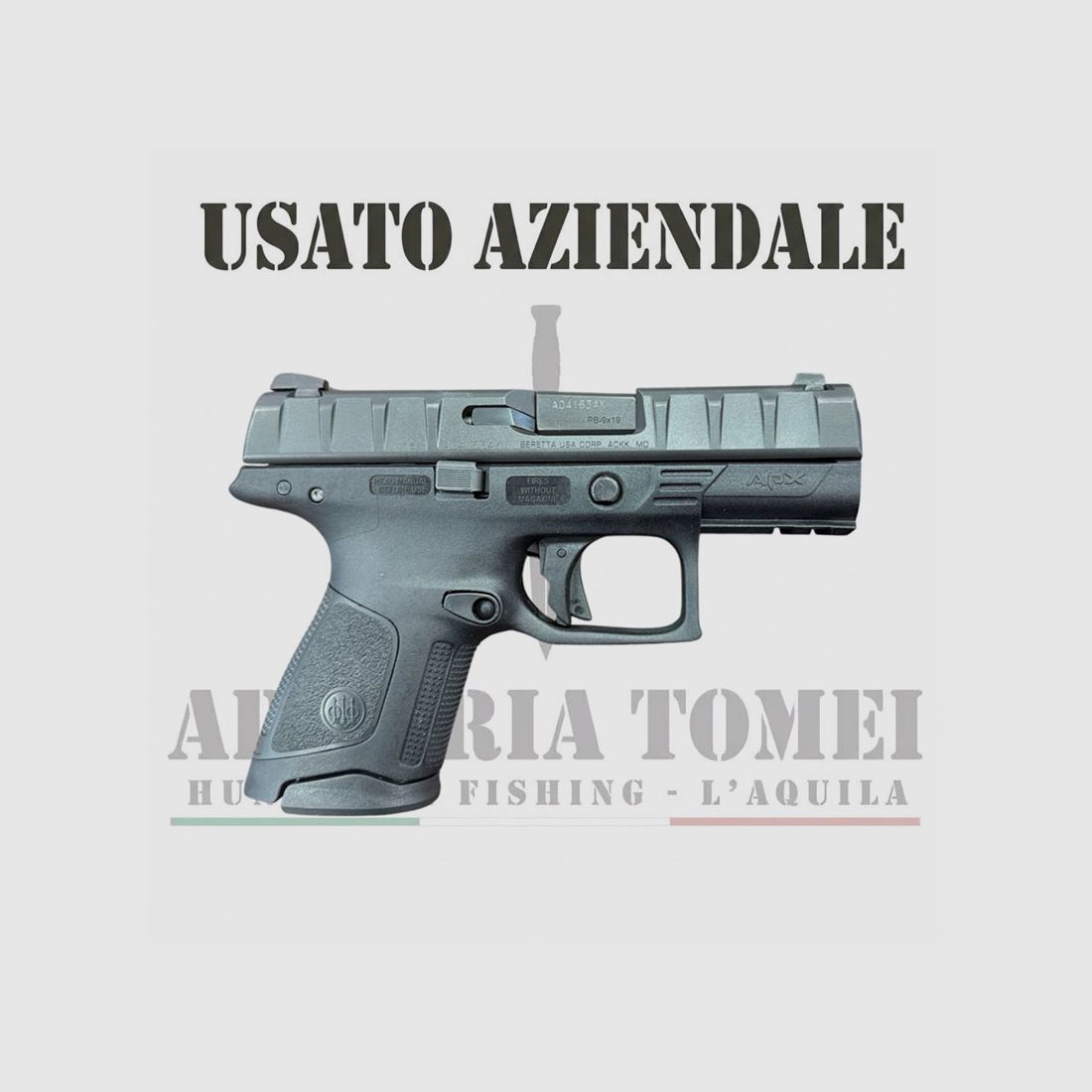 GEBRAUCHT – PISTOLE – BERETTA MOD. APX COMPACT Kal. 9×19, Bild 2 von 4