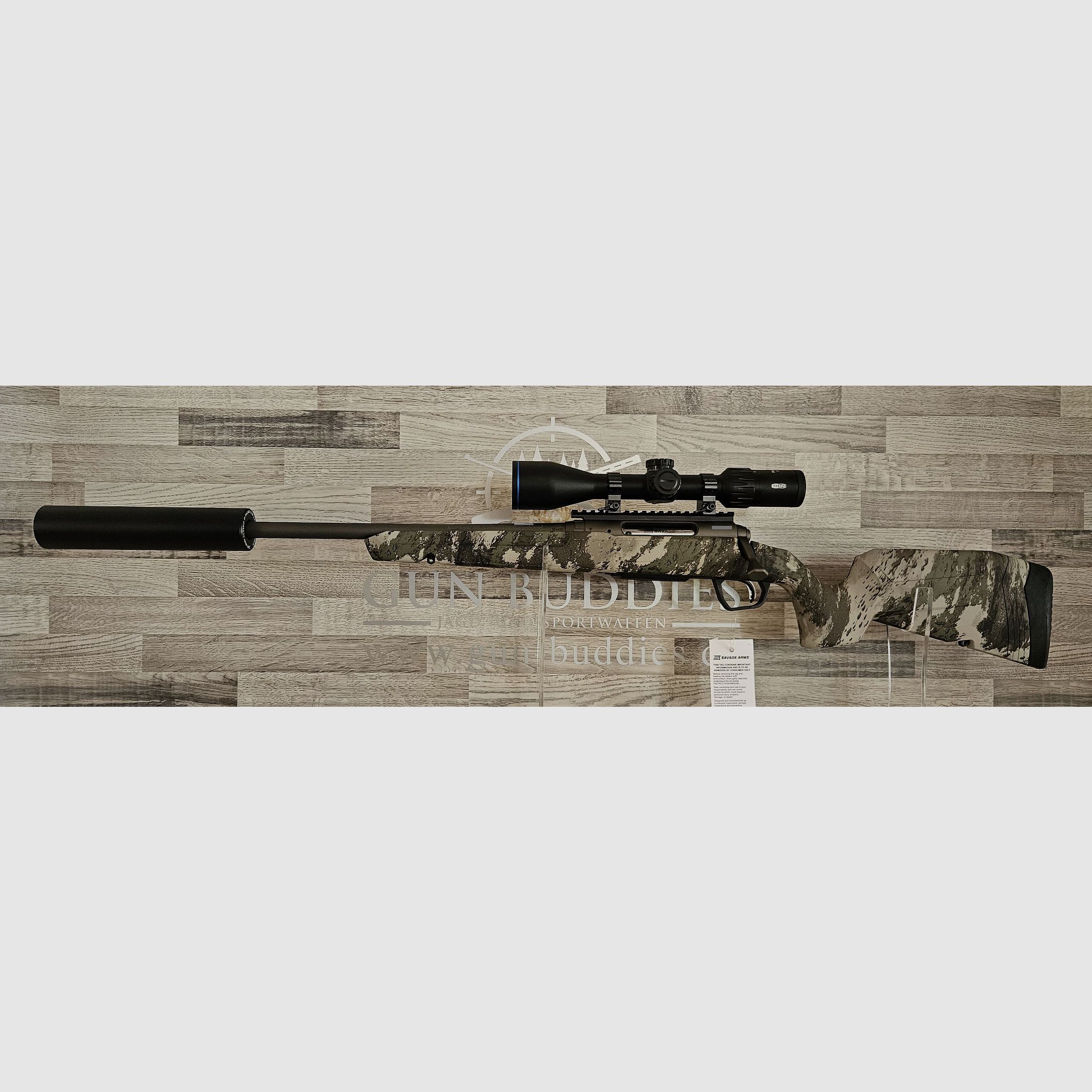 Savage AXIS II PRO Woodland .223Rem. - Left-handed rifle with left system - Complete set - New from specialist dealer