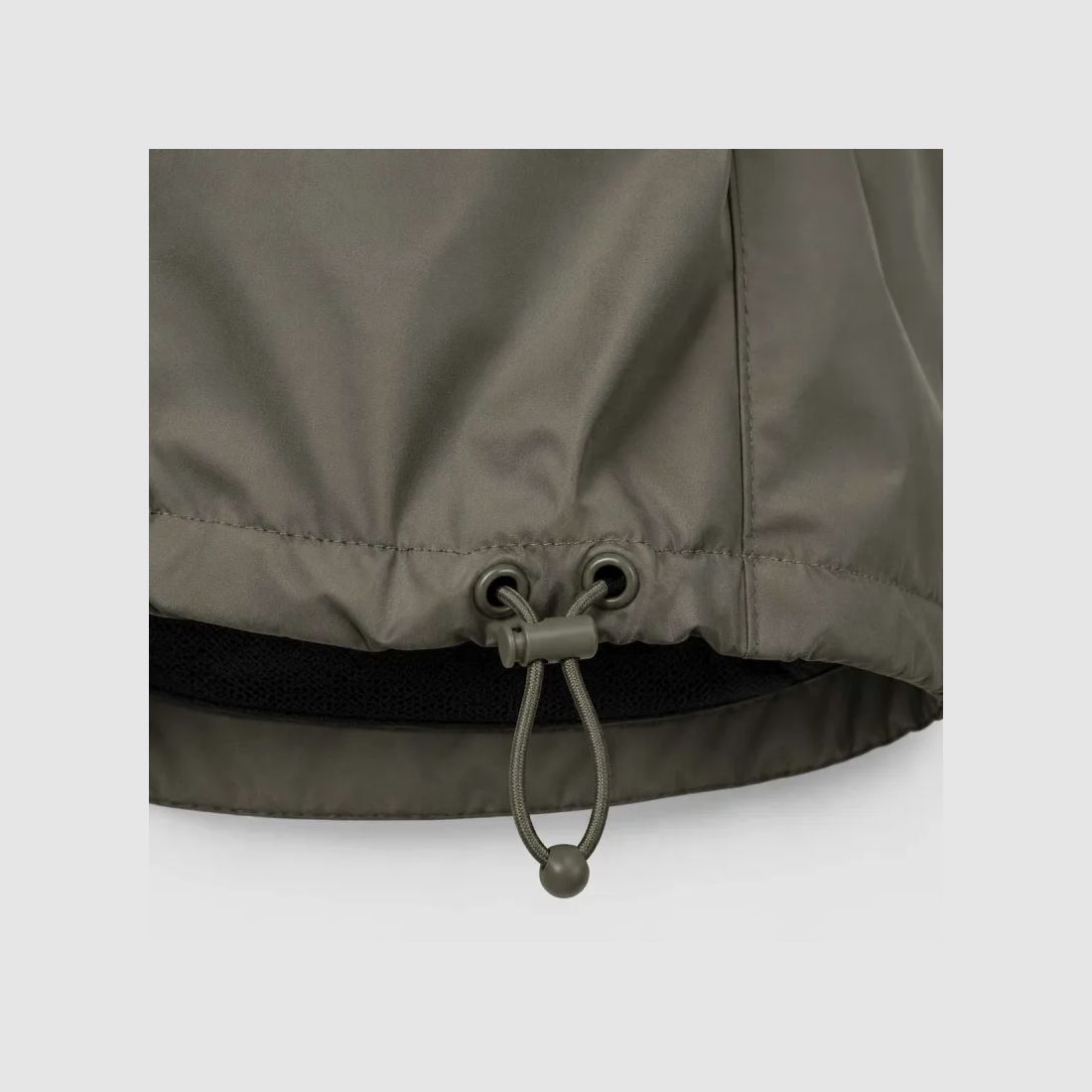 Kurze wasserdichte Lightshell-Jacke in Khaki, Bild 13 von 17