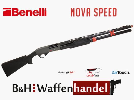 Neu, auf Lager: Benelli Nova Speed Vorderschaft Repetierflinte Rep. Flinte Pumpe Sport / IPSC  Finanzierung möglich!