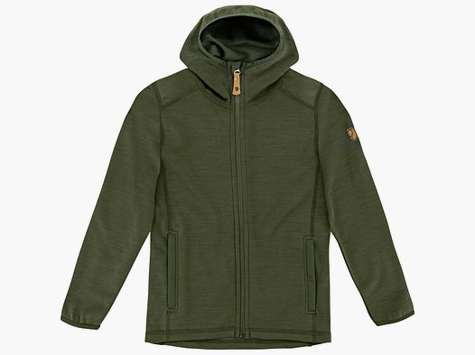 Keb Fleece Hoodie Kinder (Deep Forest)