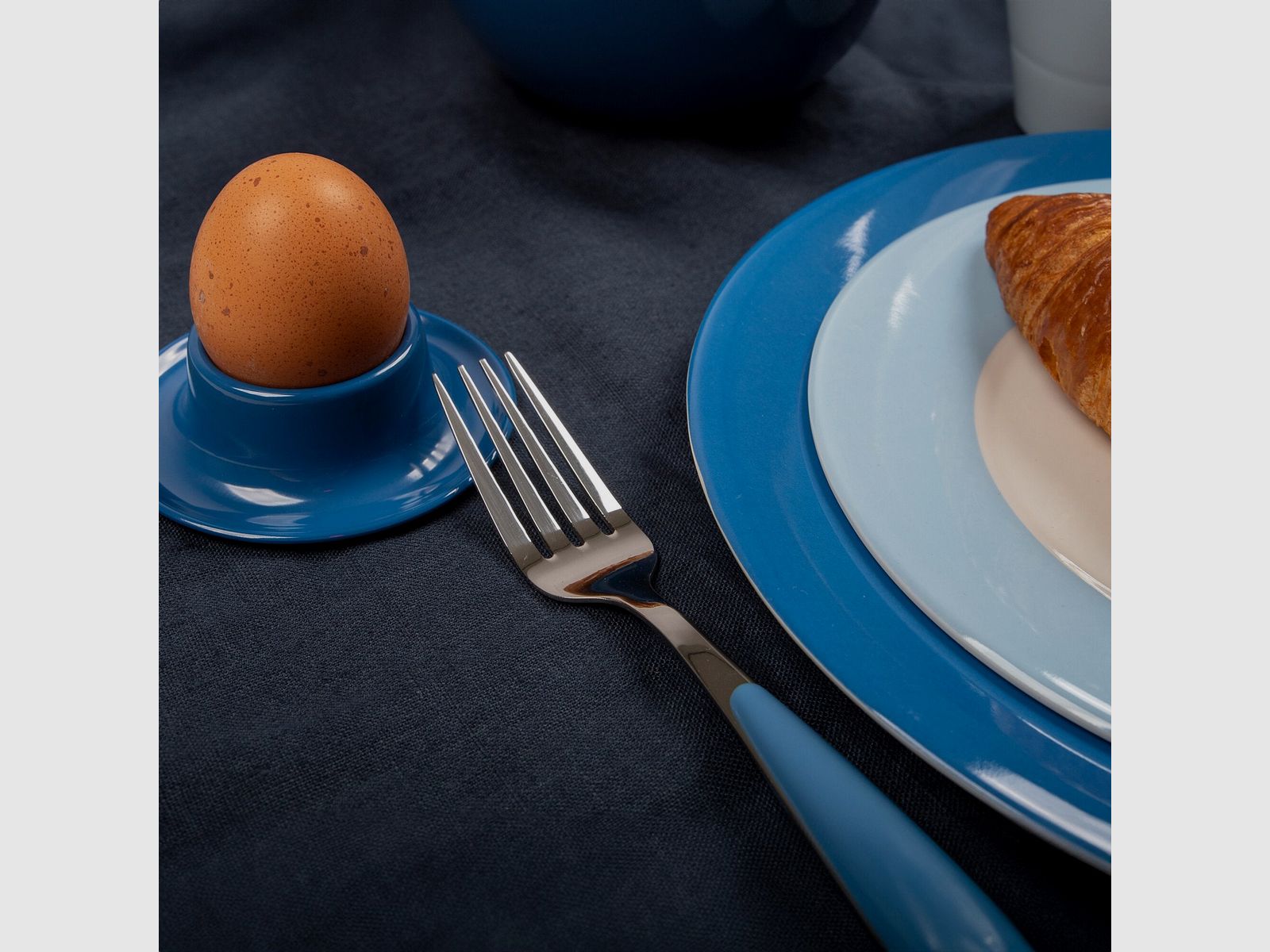 Tableware set Colour Line, blue, image 7 of 8