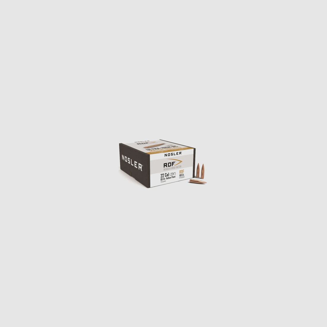 Proiettile Nosler .22/.224 RDF 85GR HPBT 100 Pezzi