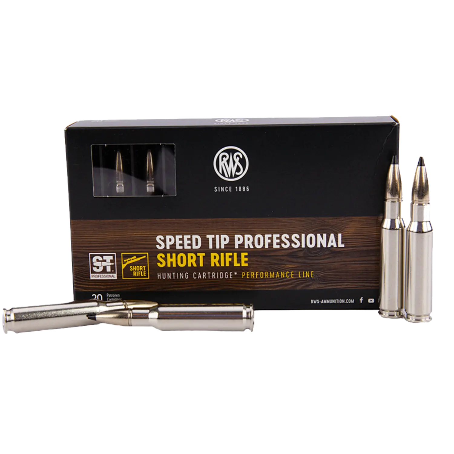 RWS Speed Tip Professional .308 165gr Short Rifle 20 rounds