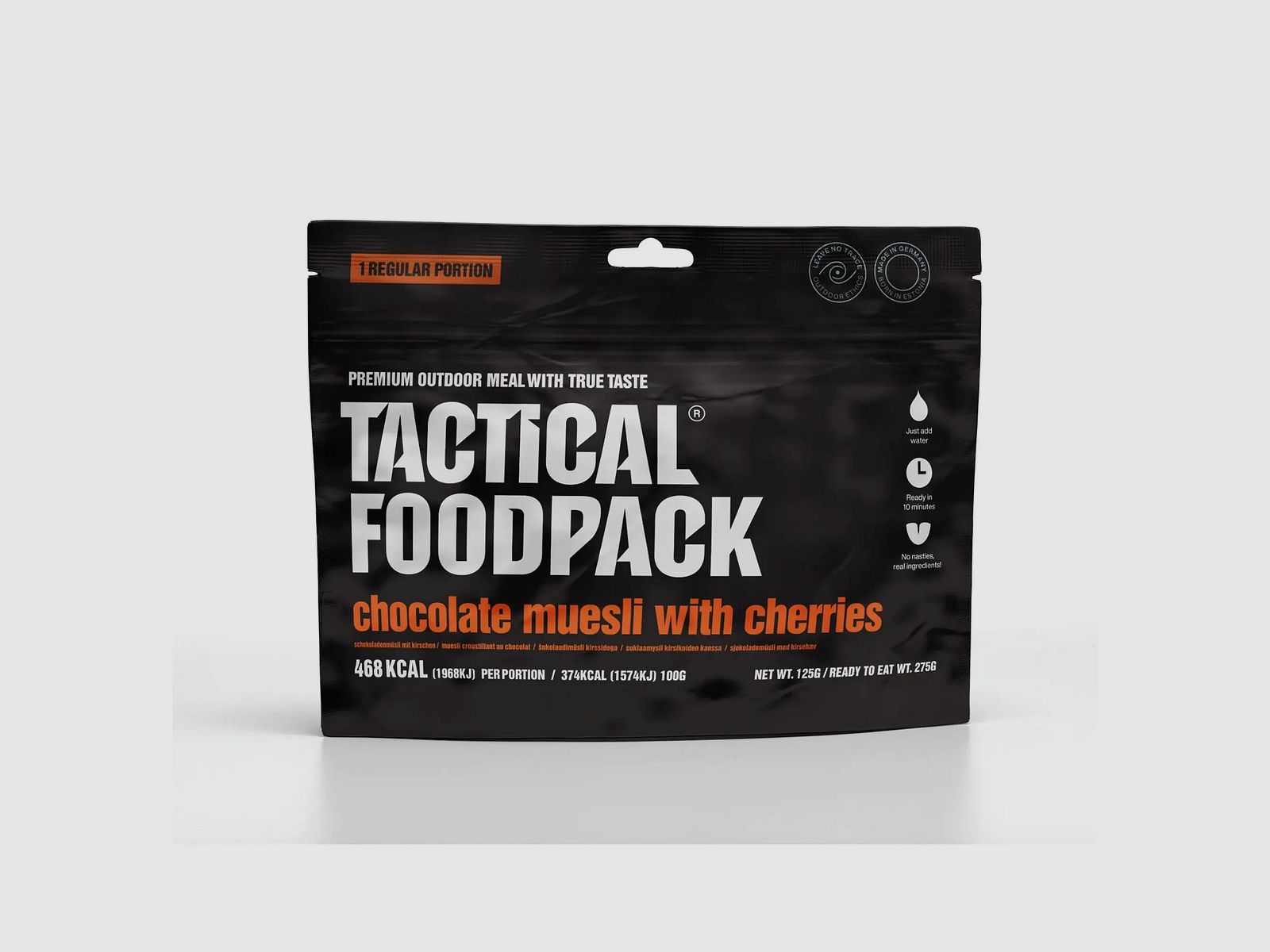 Tactical Foodpack Petit Déjeuner Muesli au Chocolat avec Cerises