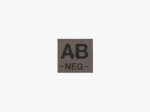 AB Neg Bloodgroup Patch